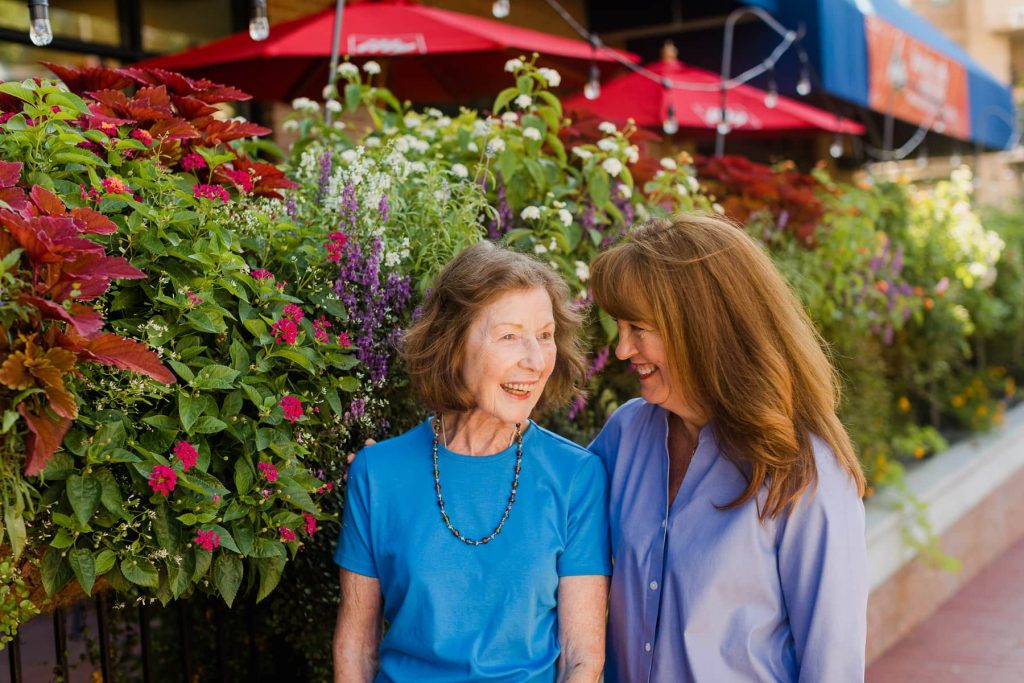 Executive Director Amy Feather and mother