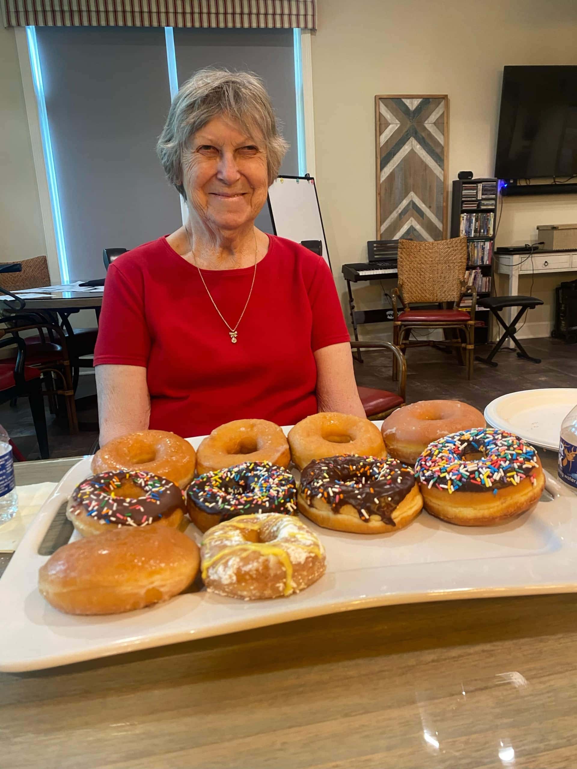 resident and donuts