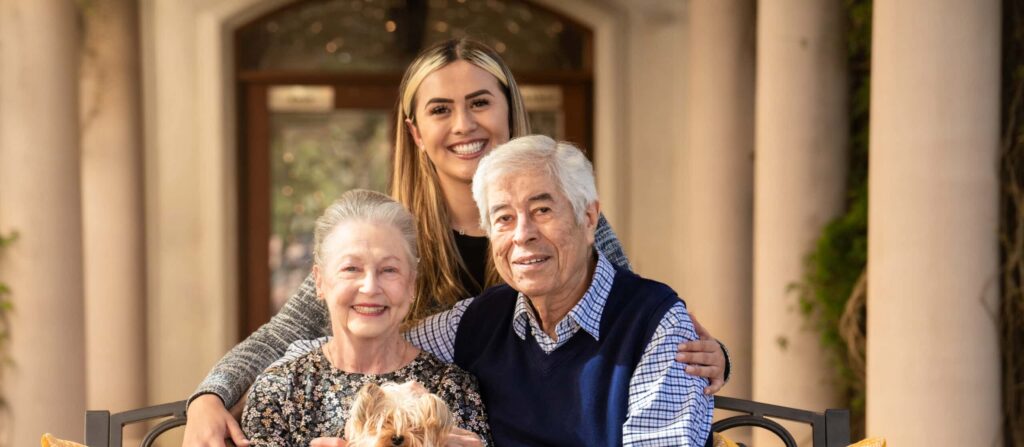 Luxury senior living community at The Kensington Reston with scenic outdoor spaces and modern amenities.